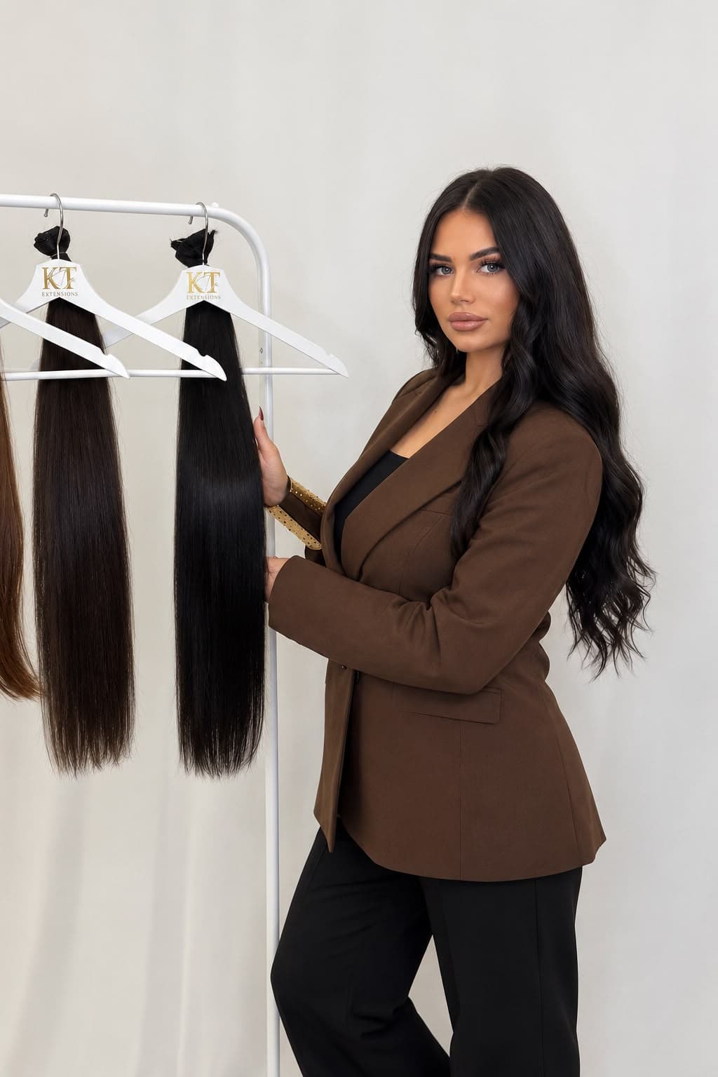 Pose d'extensions au salon KT Extensions